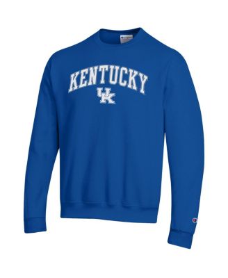 Men's&nbsp;Royal Kentucky Wildcats Arch Over Logo Pullover Sweatshirt