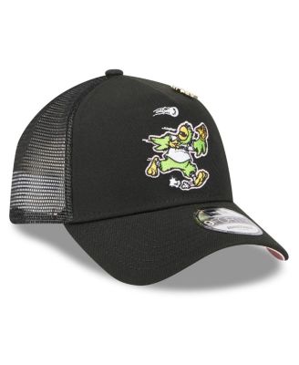 Men's Black Pittsburgh Pirates 2025 Big League Chew A-Frame 9FORTY Adjustable Trucker Hat