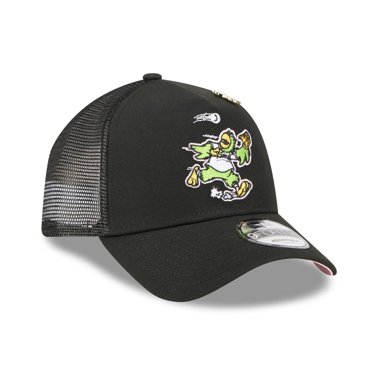 Мужская кепка New Era Black Pittsburgh Pirates 2025 Big League Chew A-Frame 9FORTY Adjustable Trucker Hat — фото 3