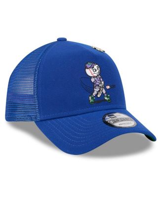 Men's Royal New York Mets 2025 Big League Chew A-Frame 9FORTY Adjustable Trucker Hat