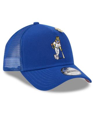 Men's Royal Kansas City Royals 2025 Big League Chew A-Frame 9FORTY Adjustable Trucker Hat