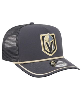 Men's Gray Vegas Golden Knights Vintage Team Rope A-Frame 9FIFTY Snapback Hat