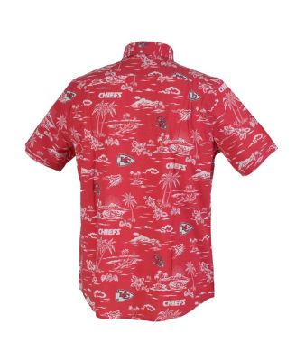 Men's Red Kansas City Chiefs Kekai Performance Button-Down Shirt