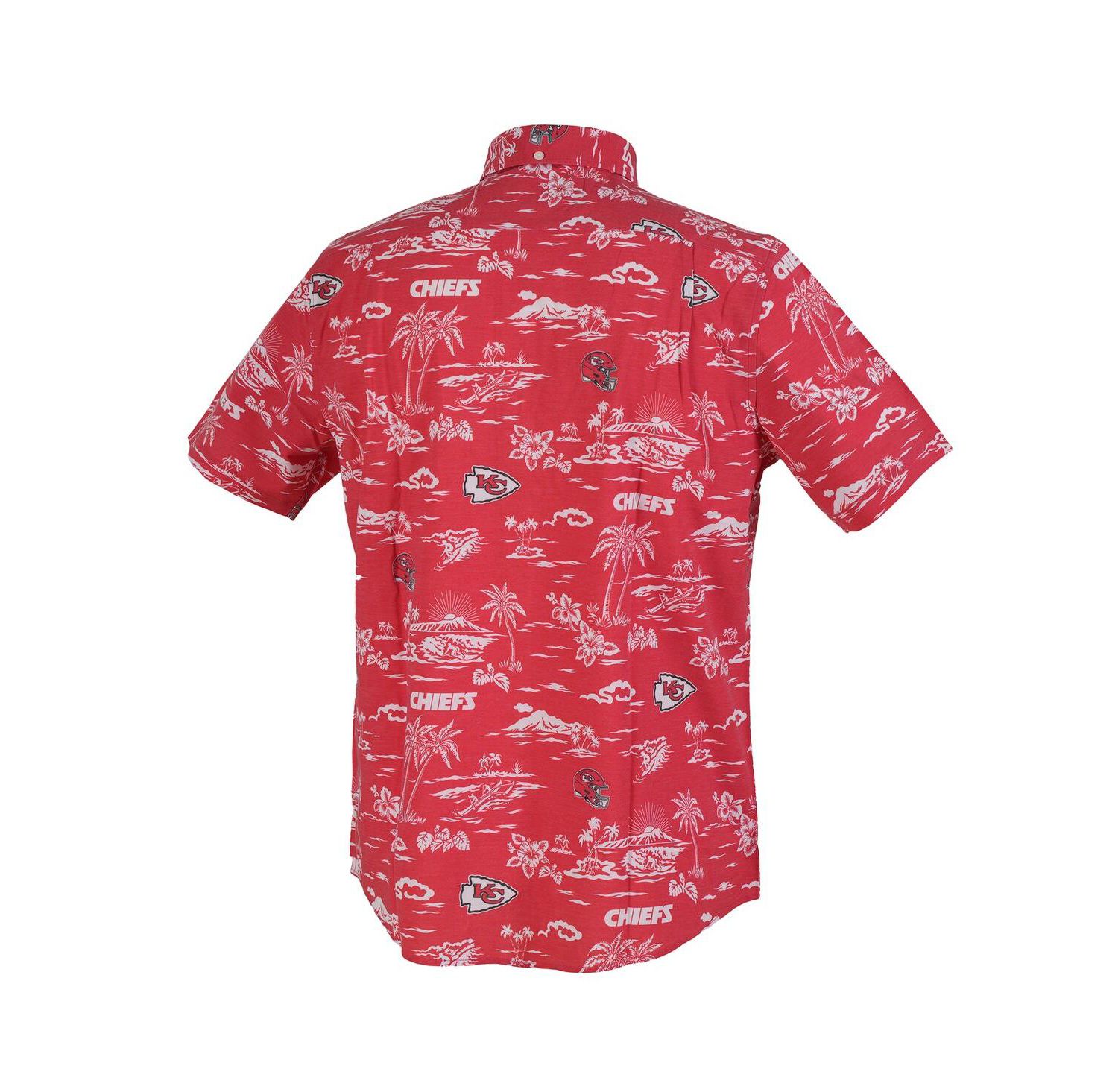 Men's Red Kansas City Chiefs Kekai Performance Button-Down Shirt