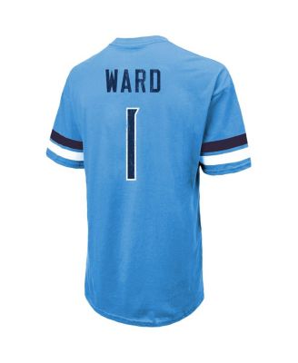 Men's Cam Ward Light Blue Tennessee Titans 2025 NFL Draft First Round Pick Oversized T-Shirt