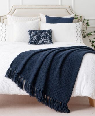 Herringbone Chenille Knit Throw, 60"x 80"