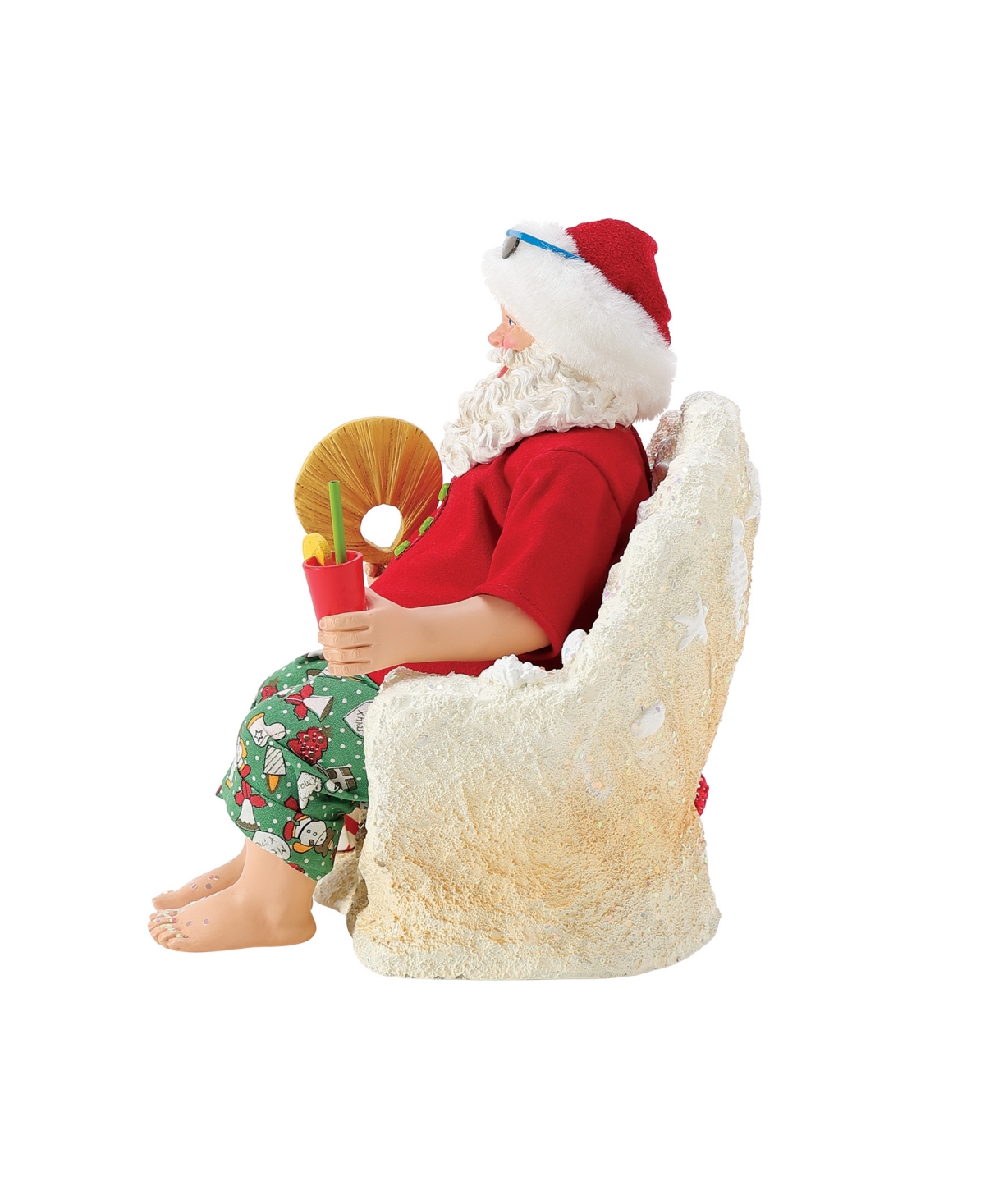 Department Five Possible Dream Santa Happy Place Figurine In Red