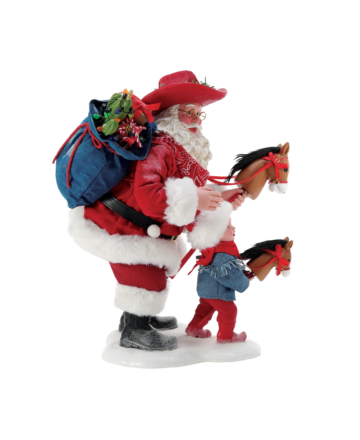 Department Five Possible Dream Santa Round Up Figurine In Multi