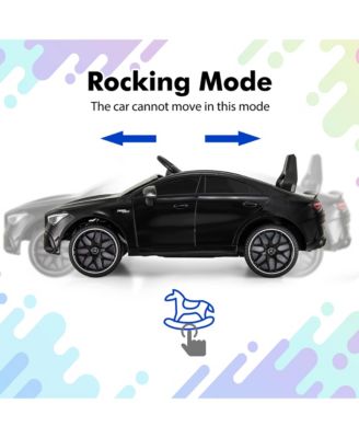 12V Kids Ride on Car w/Remote Rocking Function Transport Wheels Lights & Music