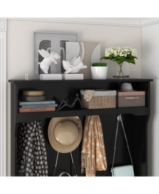 Multifunctional Entrance Coat Rack with Seats and Hooks, Hall Tree