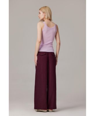 Women's Scoop Neck Tank Top | 75% Merino Wool 25% Silk Ultra-Soft Layering Essential | Natrual Moisture Wicking Sweater