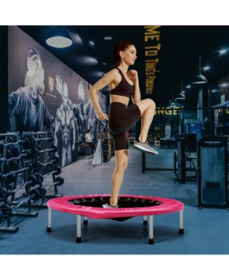 38 Inch Mini Folding Trampoline Portable Recreational Fitness Rebounder