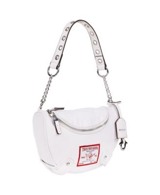 Chain Handle Denim Hobo