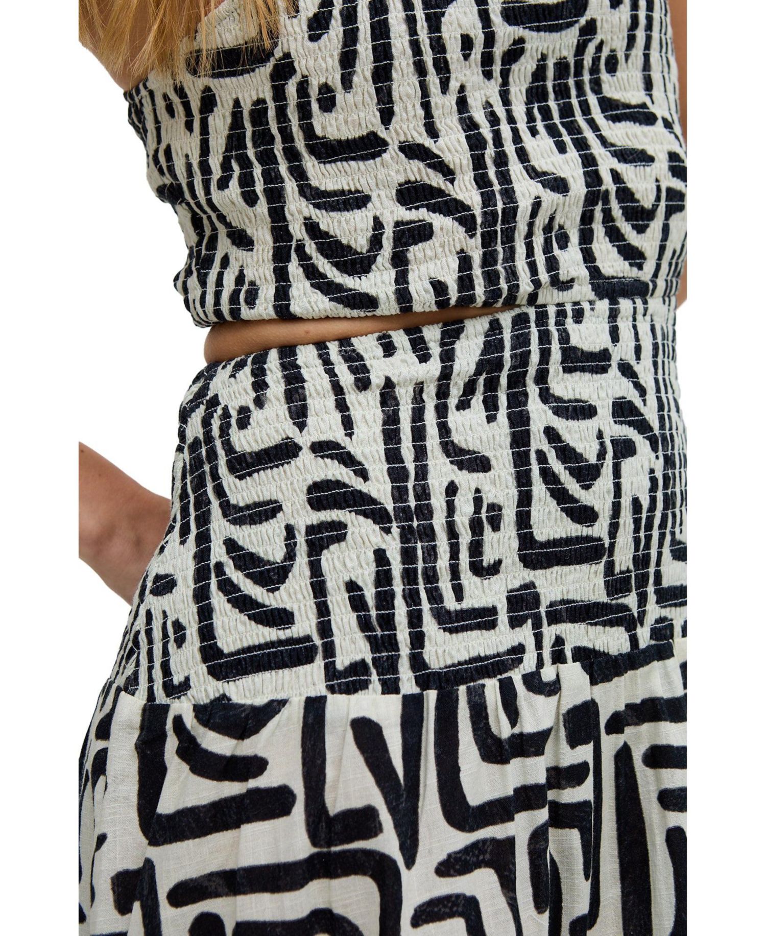 Women's Jazz Jersey One Shoulder Warhol Print Midi Dress