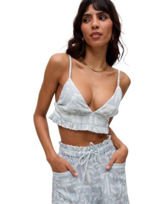 Women's Bonnie A-Line Warhol Print Bralette Top