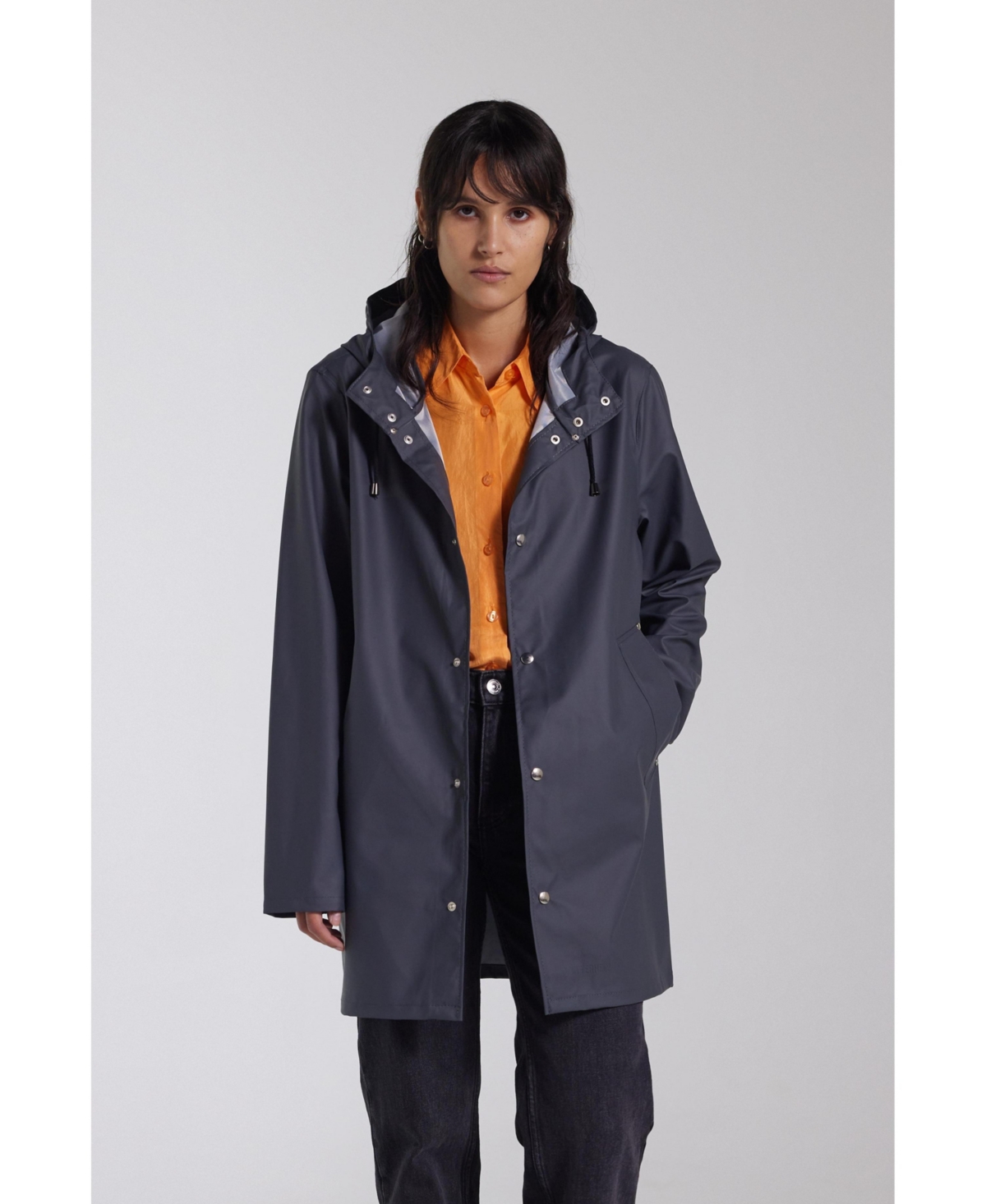 Women's Stockholm Lightweight Raincoat - Charcoal