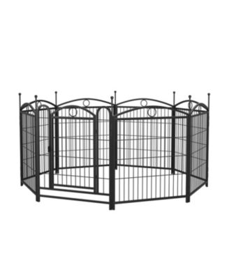Dog Playpen 32-Inch 8-Panel Metal Pet Fence