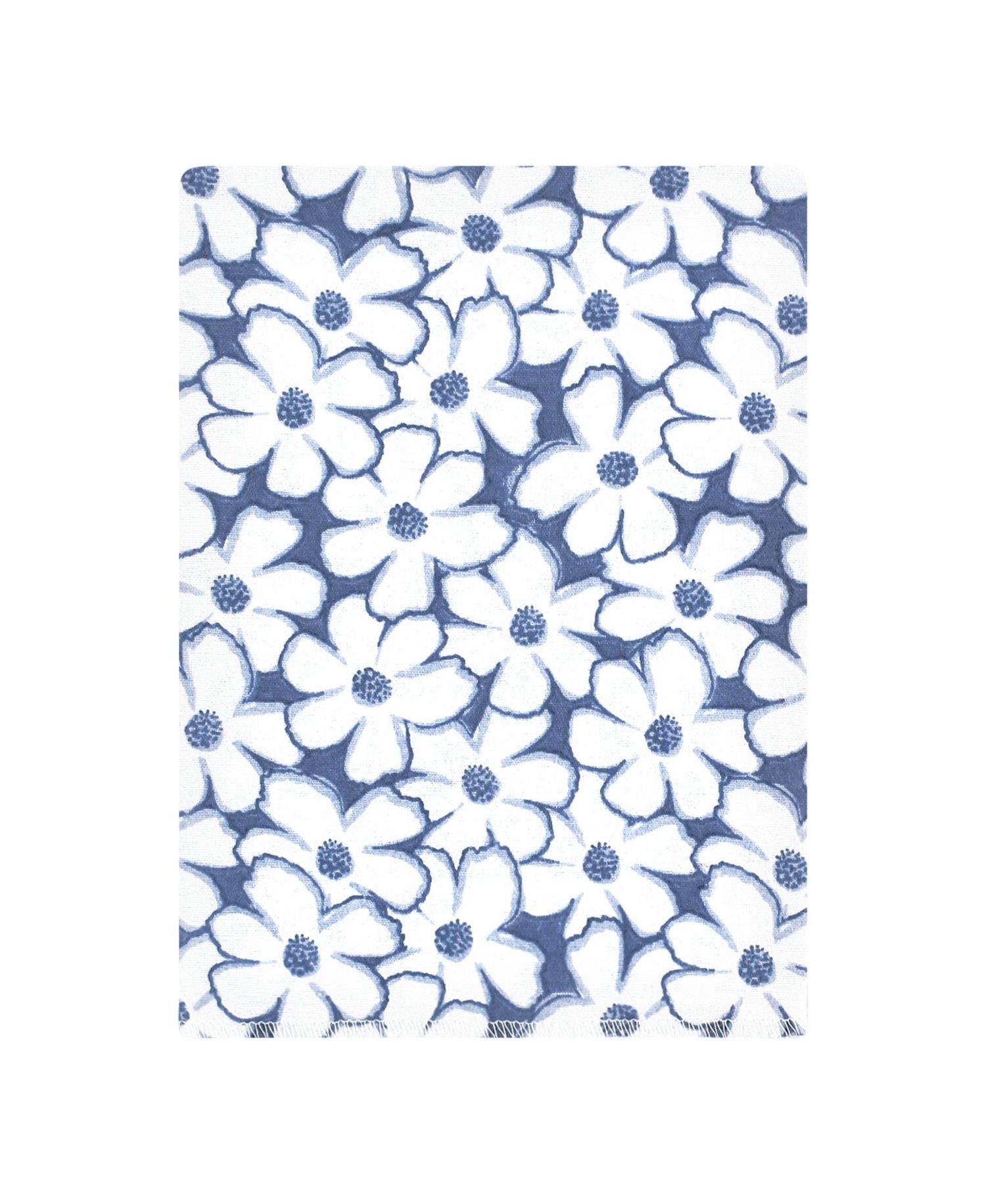 Girls Absorbent Cotton-Poly Flannel Burp Cloths 12-Count