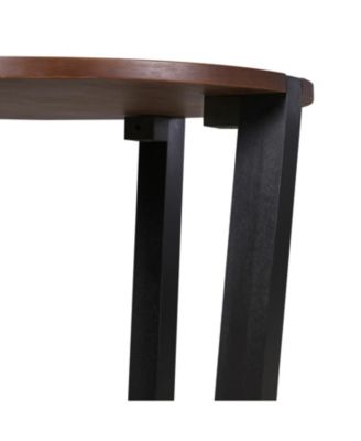 Acacia Wood Side Table - Modern Design & Easy Assembly