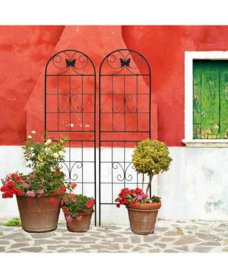 Metal Garden Trellis 71" - 4 Pack