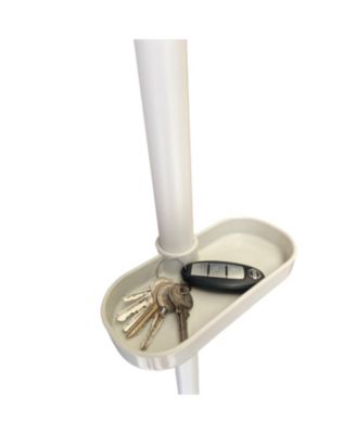 Adjustable Laundry Drying Rack - Tension Rod White