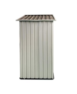 Outdoor Storage Garden Shed 5FTx3FT Apex Roof White