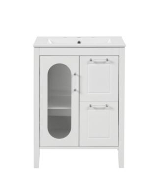 24" Bathroom Vanity with Sink & Drawers
