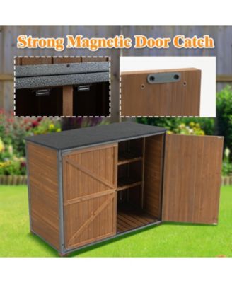 Outdoor Storage Cabinet - Brown