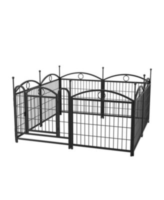 Dog Playpen 24" 8 Panel Metal Pet Fence