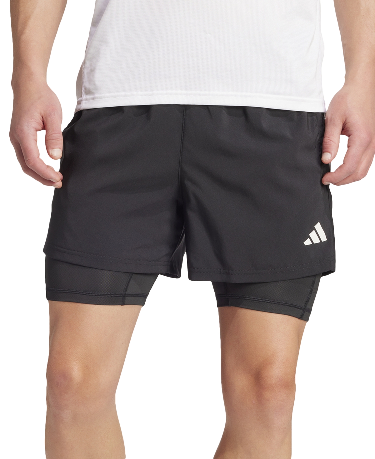 Men's Own The Run 2-in-1 Shorts - Black