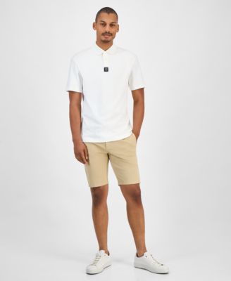 Men's Metal Stacked HUGO Logo Polo Shirt