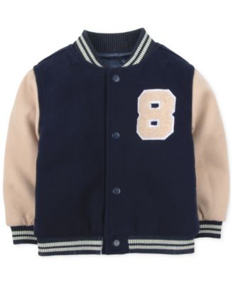 Baby Boys' Varsity Jacket, Football T-Shirt and Pants, 3-Piece Set