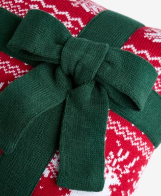 Knit Present Decorative Pillow, 14" x 20", Exclusively for Macy's 