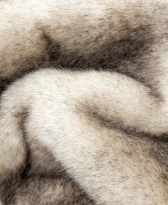 Luxury Tipped Faux Fur Throw, 60"x 80"