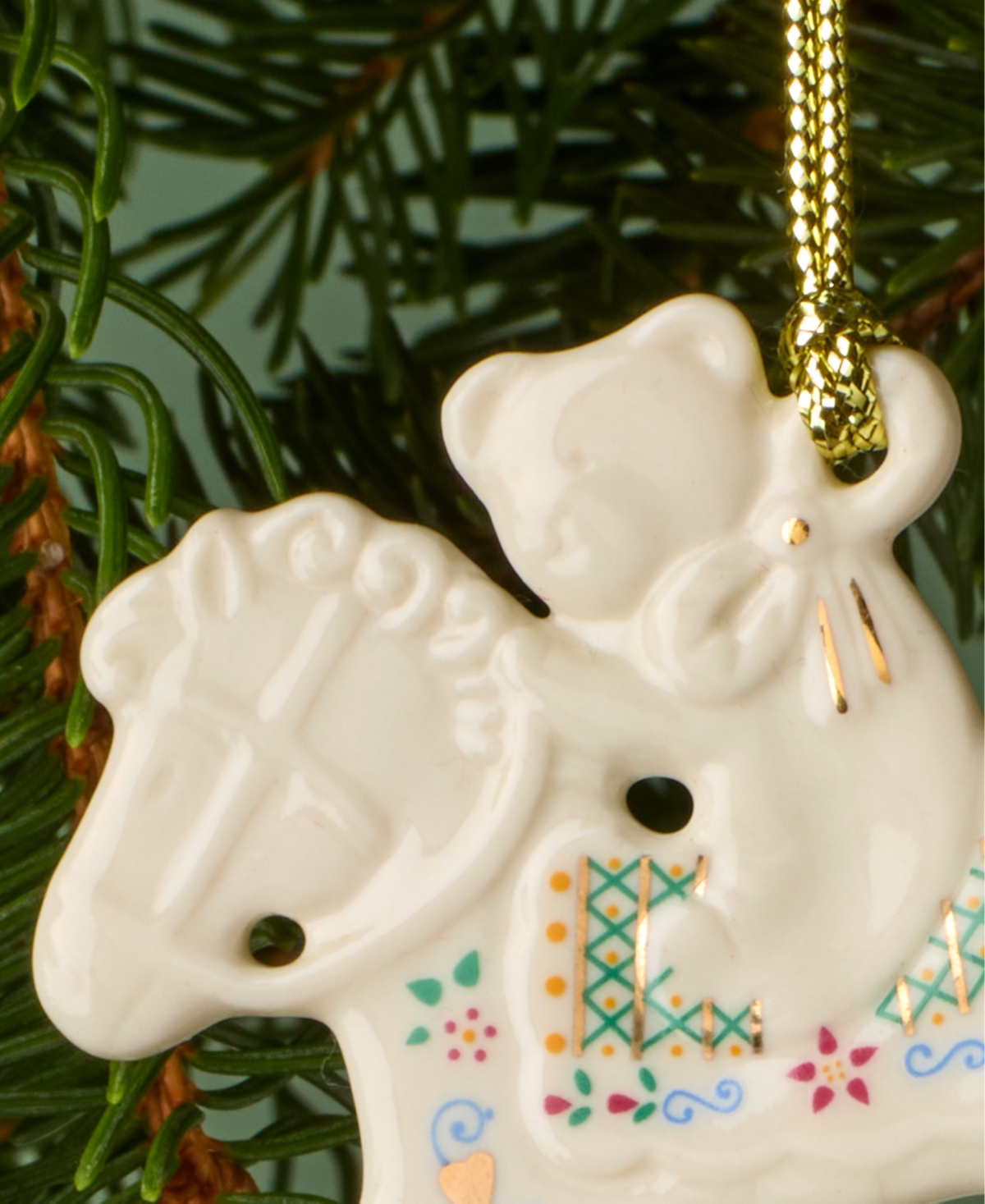 Lenox 2025 Baby's 1st Christmas Rocking Horse Ornament