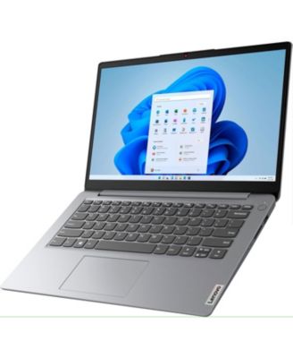 IdeaPad 1 14" Daily Traditional Laptop Intel Celeron N4500 4GB RAM Intel UHD Graphics 128GB eMMC Storage Windows 11 Home HD 60Hz - Grey