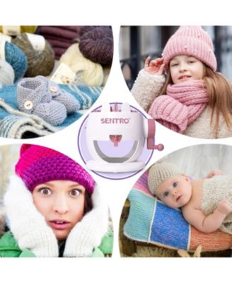 22-Needle Pink Knitting Machine | Easy DIY Scarves & Hats | Fast Beginner & Kid-Friendly Craft Kit