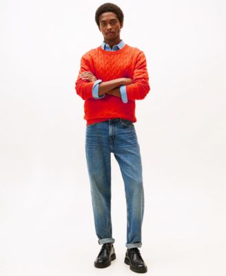Men's Classic Cable Crewneck Sweater