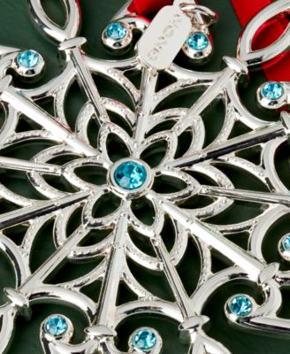 2025 Snow Majesty Silverplate Ornament, 21st Edition