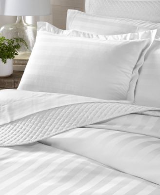 1.5" Stripe 550 Thread Count 100% Cotton 3-Pc. Comforter Set, King