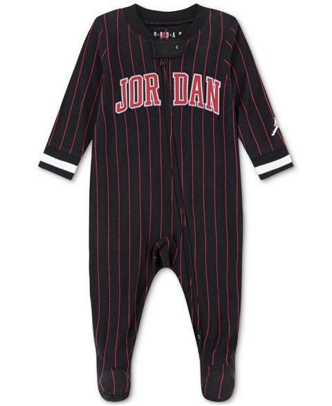 Детский комбинезон с ножками Jordan MJ 23 из джерси, цвет: Чёрный