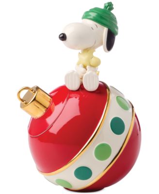 Snoopy Christmas Cookie Jar