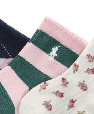 Baby Girls 3-Pk. Preppy Socks