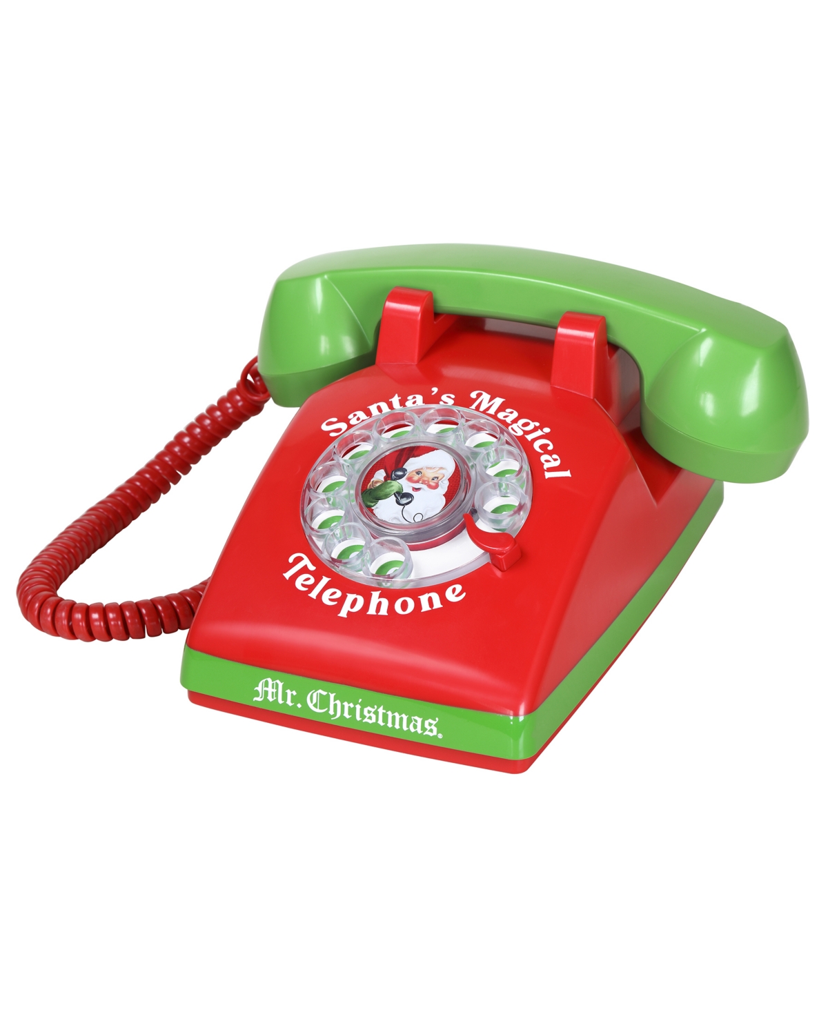 Mr. Christmas Santa's Magical Telephone In Red