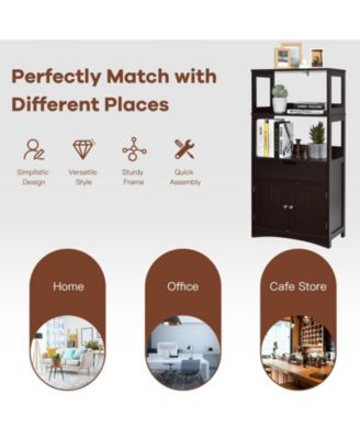 Bathroom Storage Cabinet with Drawer and Shelf Floor Cabinet