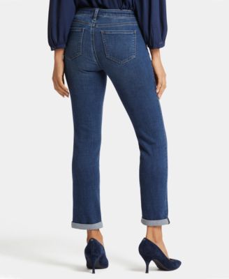 Petite Sheri Slim Roll Cuff Jeans