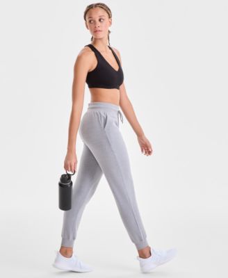 Women's Relaxed High-Rise Fleece Joggers, Macy's Exclusive 