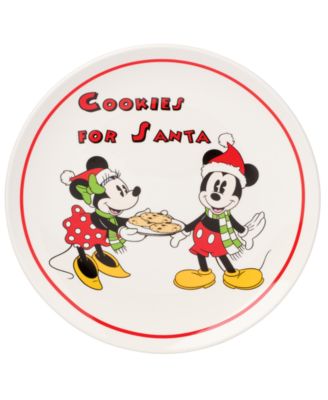 Lenox - Disney Holiday Mickey Mouse Cookies for Santa Plate
