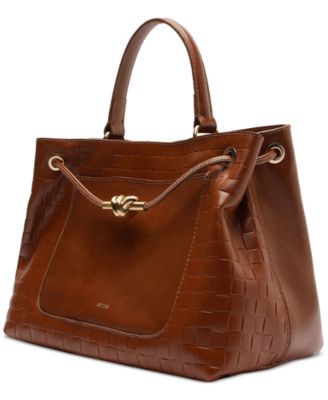 Delphine Large Leather Shopping Bag