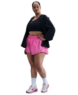 Plus Size Tempo Dri-FIT Mid-Rise Brief-Lined Running Shorts